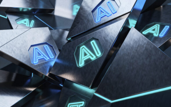 ai-technology-concept-futuristic-metallic-structure