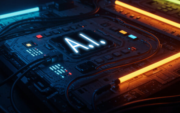 ai-circuit-board-with-neon-lights